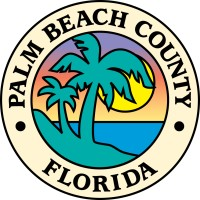 Palm Beach County, Florida seal shown as a service-area reference